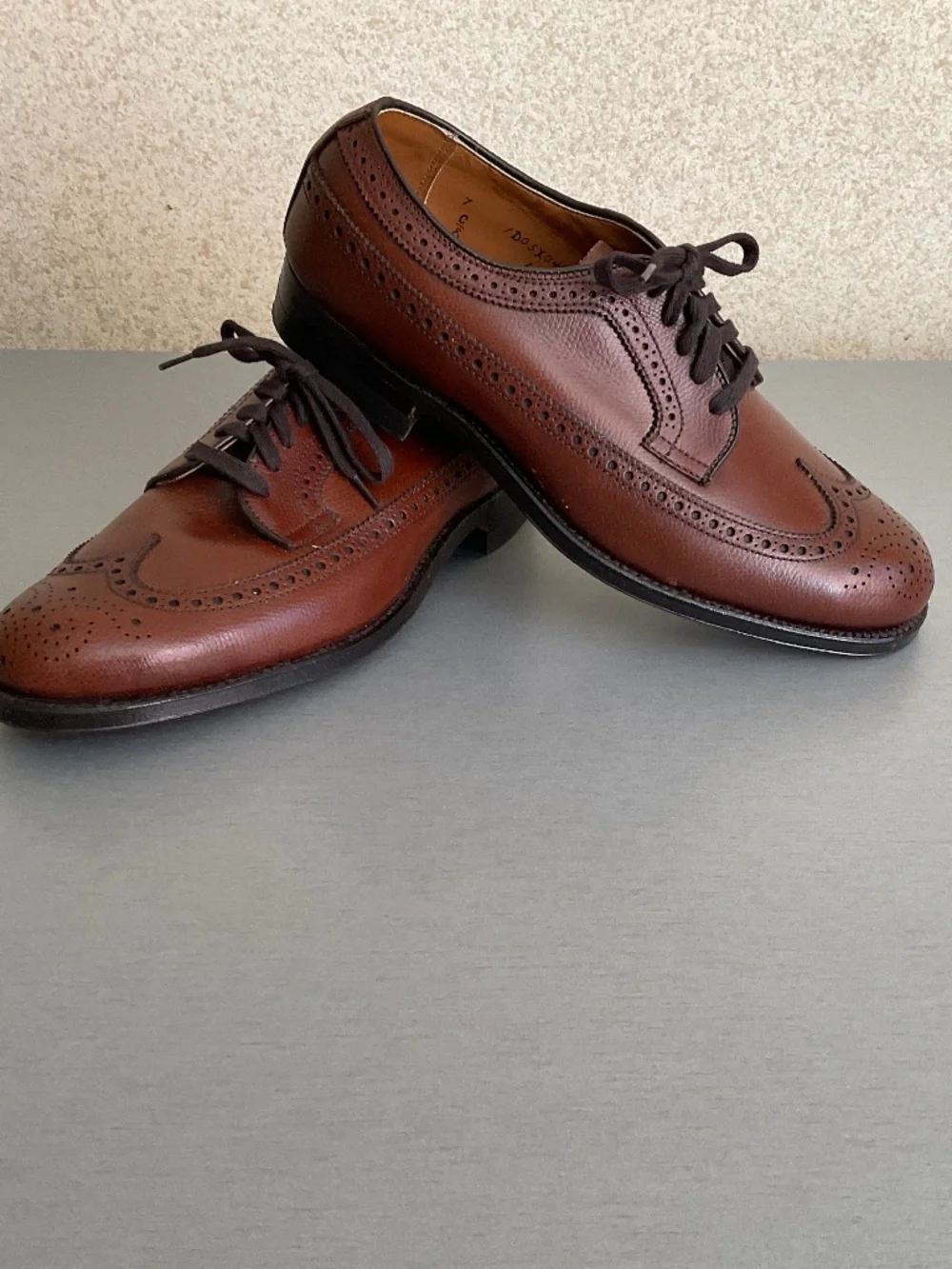 Alden new brown leather shoes
